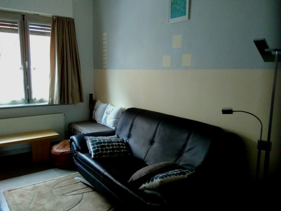 long sofa in livingroom
