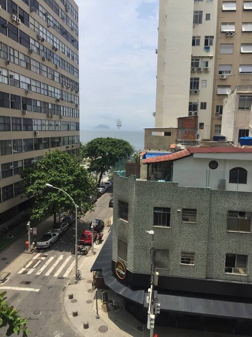 Vista da sala de estar