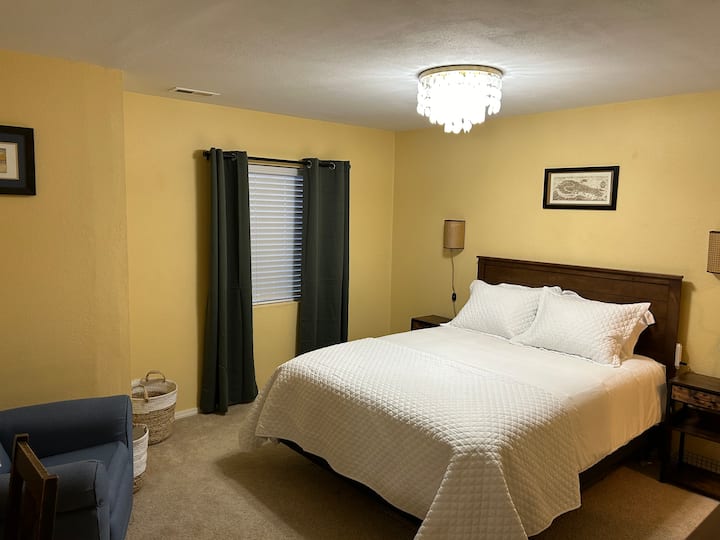 Camera da letto n. 3, letto matrimoniale, al piano di sotto 