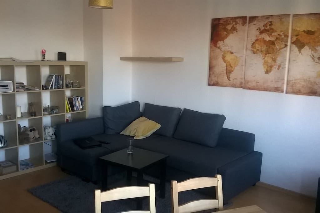 Sofa und Schlafcouch