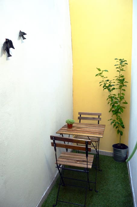 Tiny patio