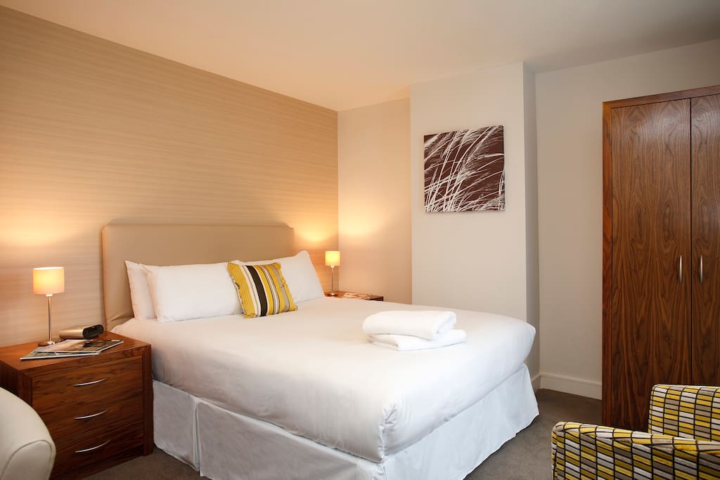 Comfortable bedroom with all essentials