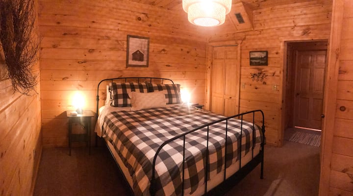 Basement bedroom... quietest room in the house
