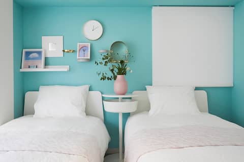 Shinjuku central location Apt -ShinOkubo Sta(5min)