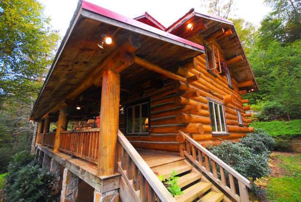 Entry steps to wrap around porch
