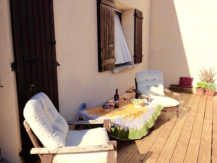 House With Wide Terrace  500m From Centre - Villeneuve-lès-Avignon