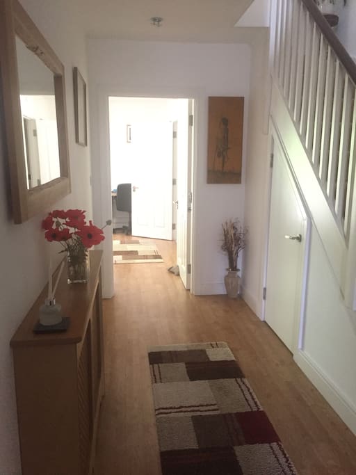 Private space on ground floor