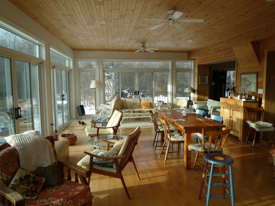 Enormous Lakefront Sitting Room