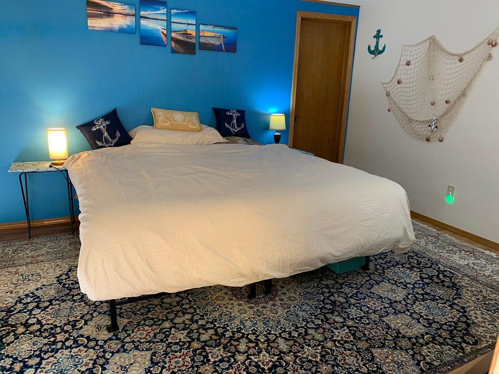 Apt 3, Bedroom A - Admiral's Room - King size Bed. 