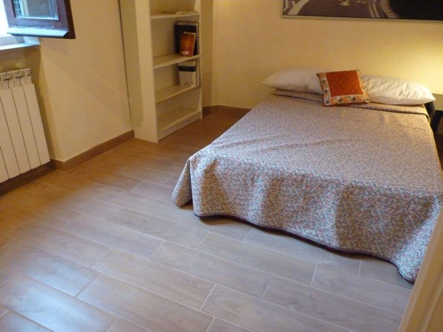 Full sized bed that can sleep two people