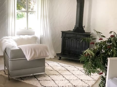 The garden house in the country house in the park