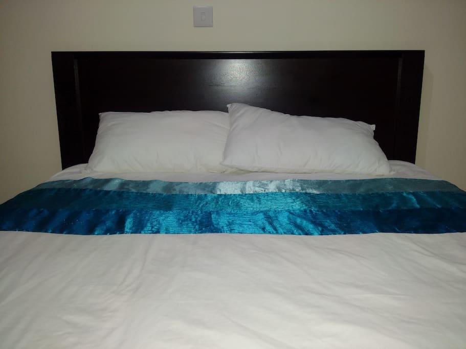 Queen size bed. Perfect for couples