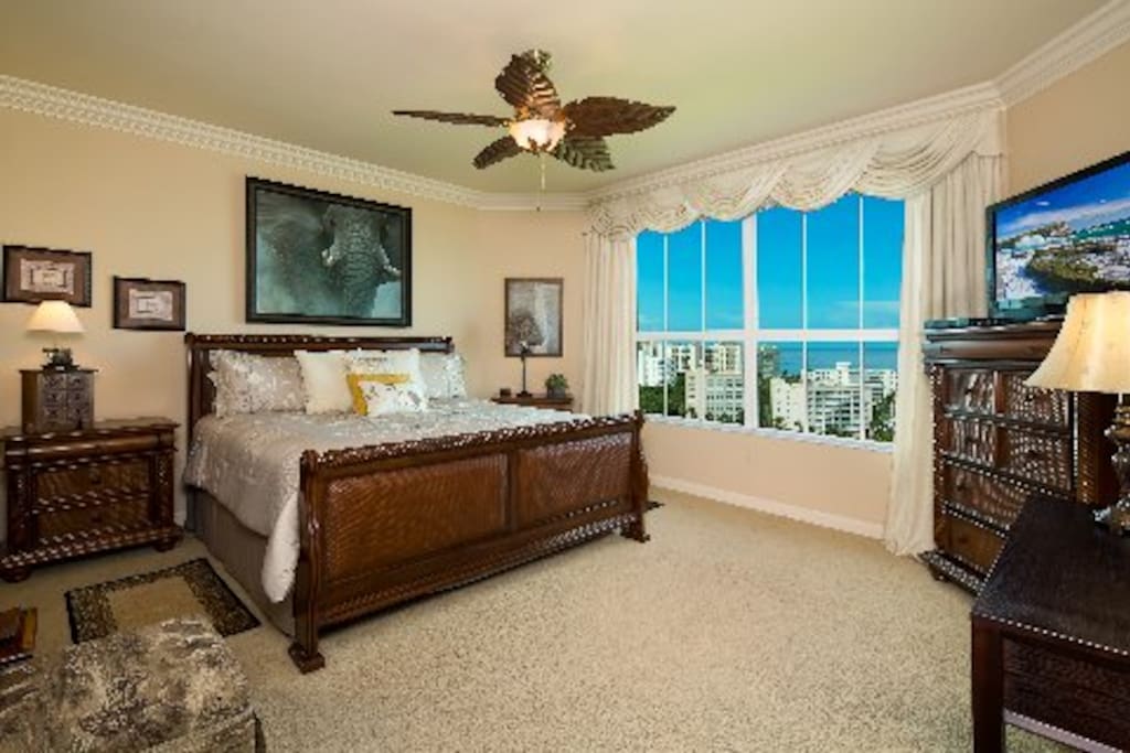 Spacious master bedroom