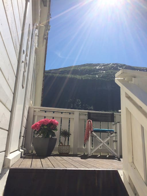 Inngang til leiligheiten.