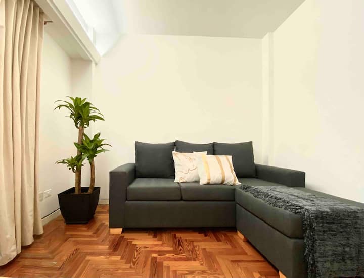 Тёплая квартира с 2 комнатами 52 m² в Recoleta