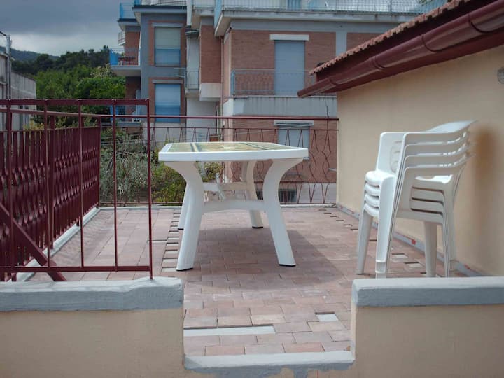 Double penthouse 8-14 places 2 bathrooms in Villa Matassa