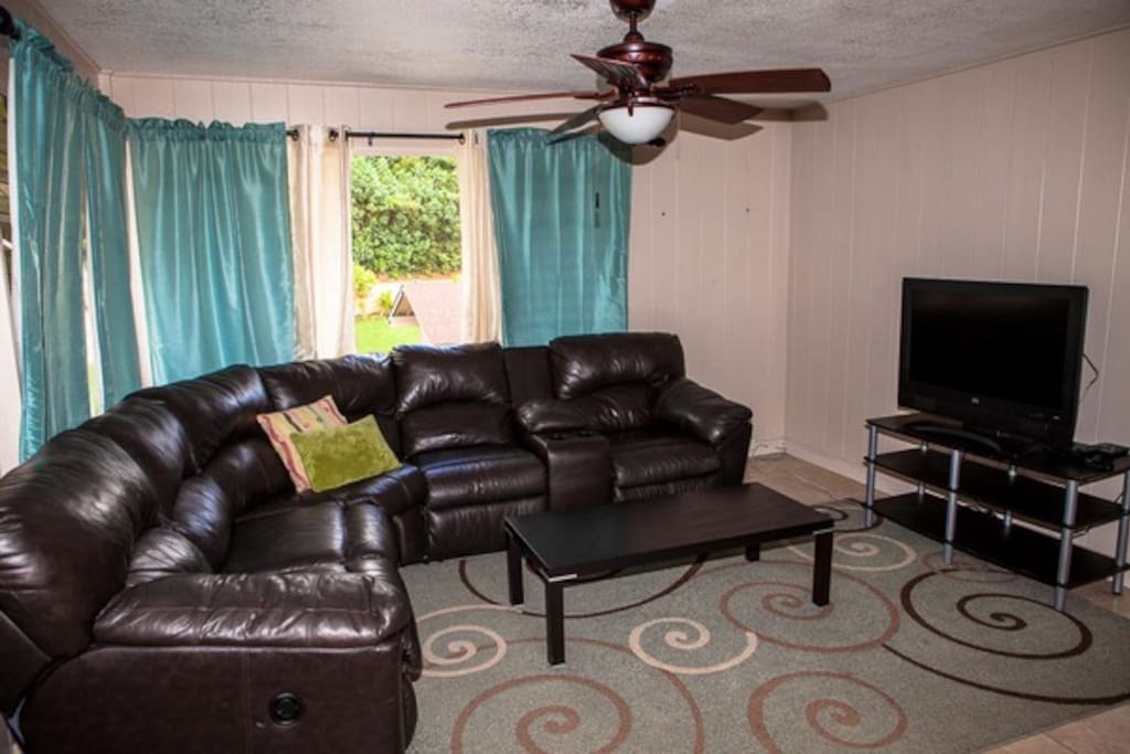 Large Sectional Sofa for family to gather.