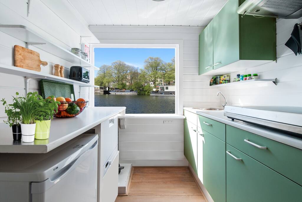 Keuken met uitzicht