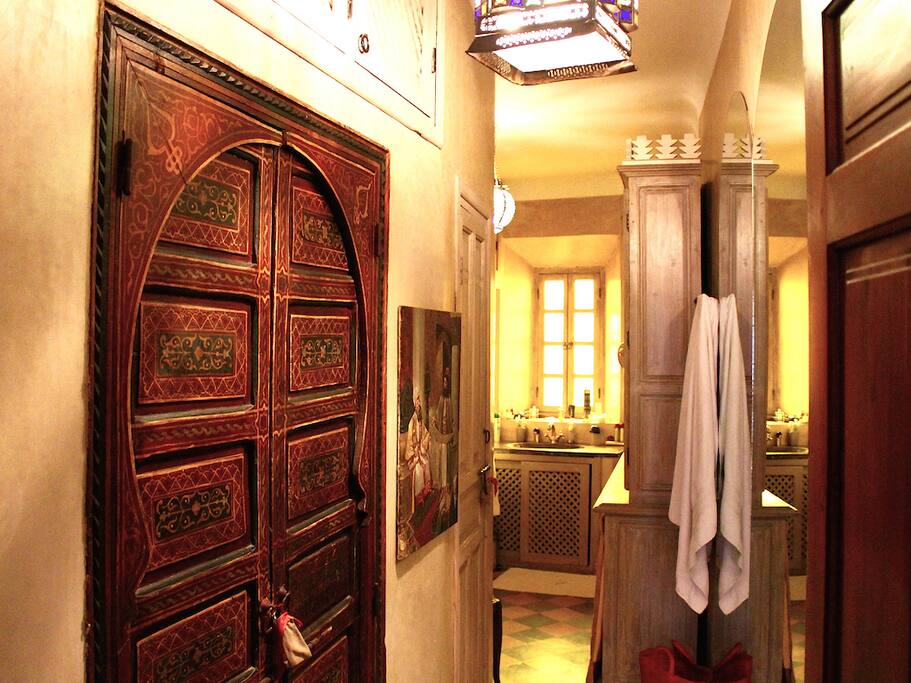 Riad Sable Chaud - Chambre Touareg / Bathroom