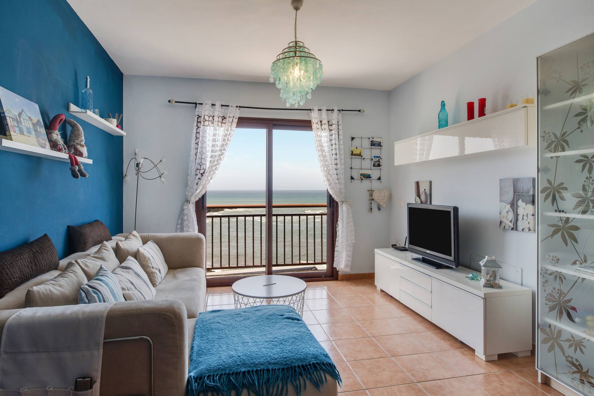 Apartamento de Encantamento Abuelo Miguel Na Praia com terraço no telhado, Vista Oceânica & Wi-Fi