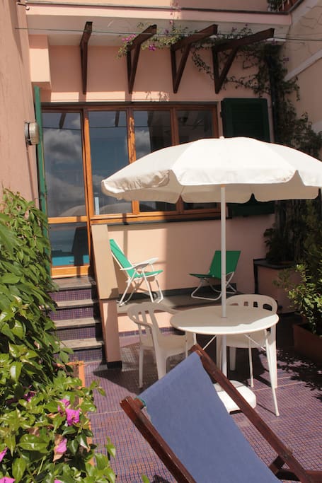 terrazzo 20 mq.