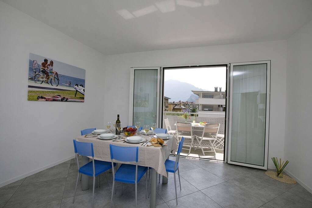 The balcony for some relaxing or dinner outside