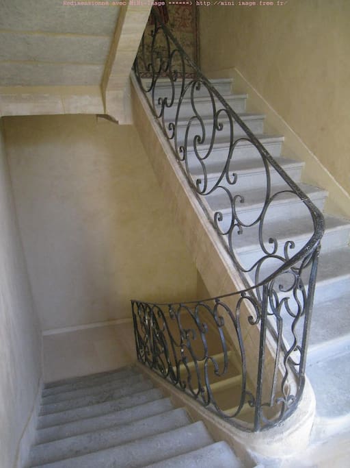 L'escalier d'accès