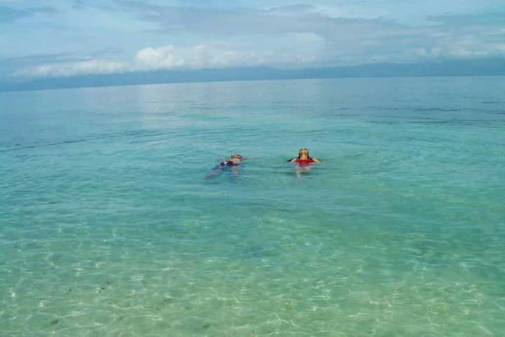 Crystal clear water