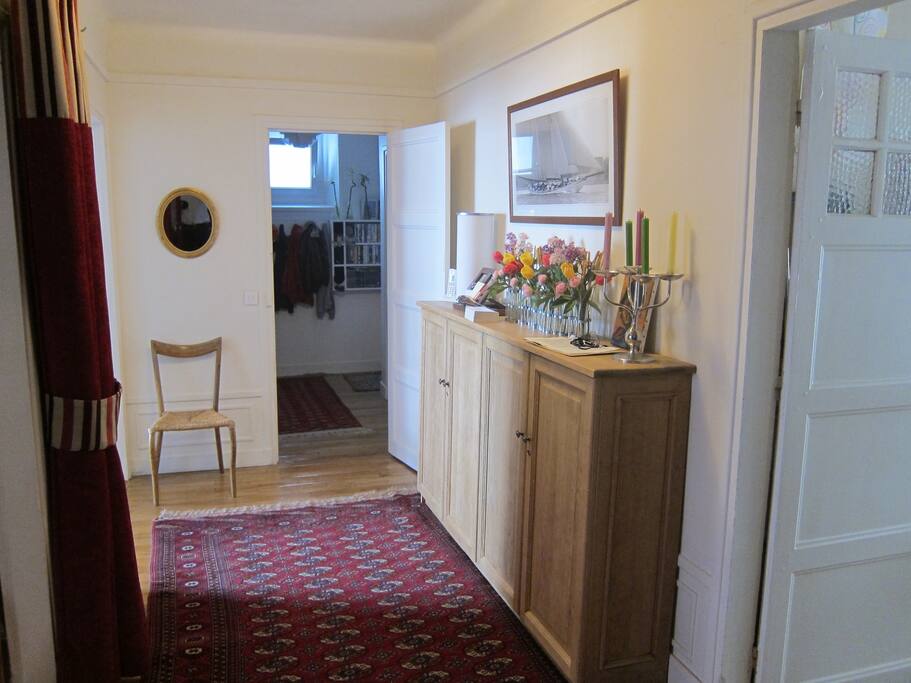 entrée de l'appartement