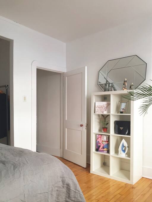 Bedroom and door to hallway