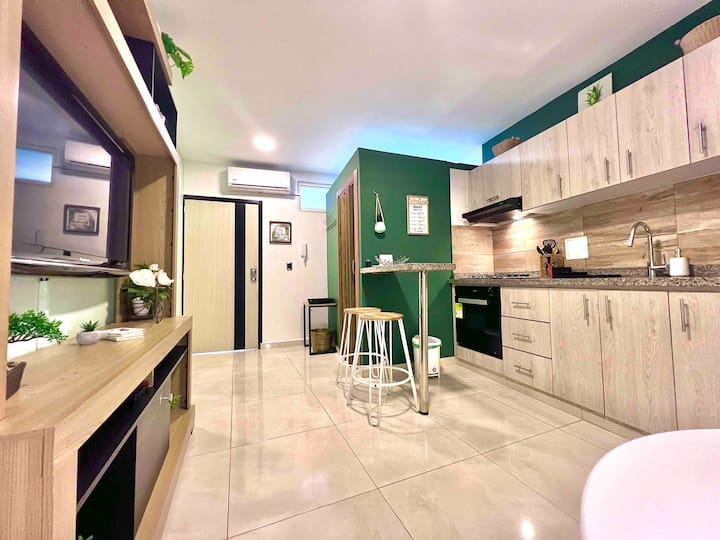 Unique & Cozy Studio! Best+safe Location, Ac! - Bucaramanga