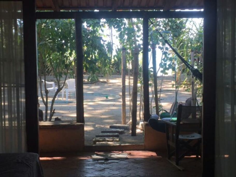 From the veranda to the Beach...50 steps.