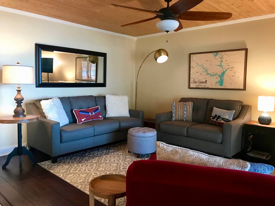 Newly decorated living area