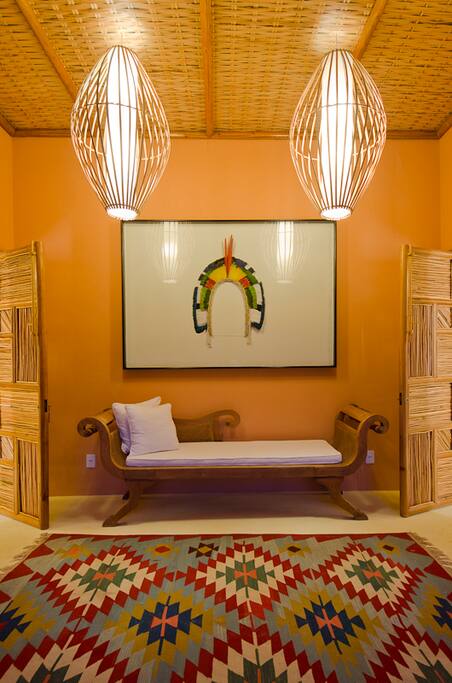 entrada do bungalow 4 para suites masters