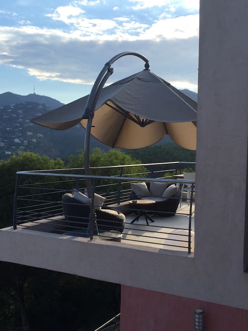 Sundowners sur le balcon