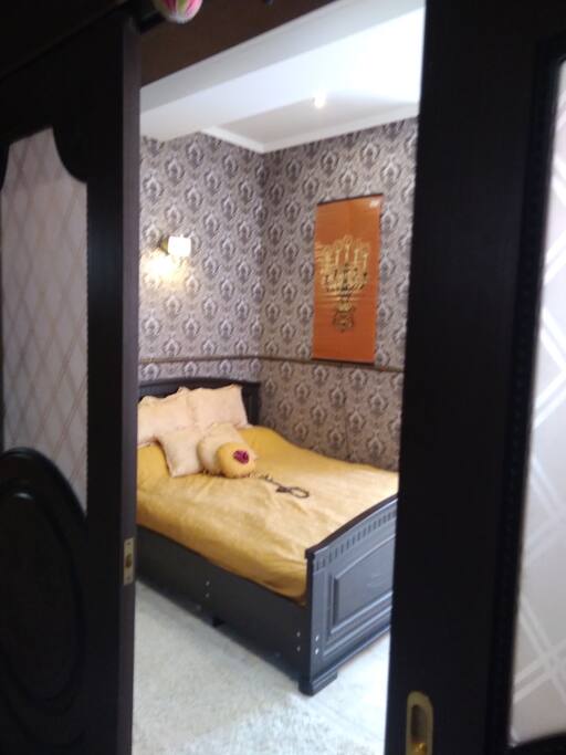 master bedroom with own bathroom