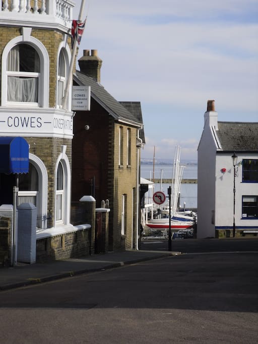 Seconds from Cowes Yacht Haven