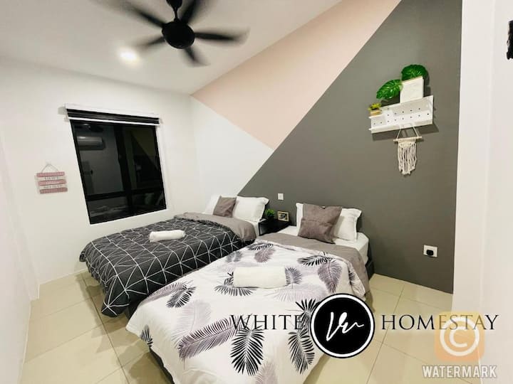 Dormitorio 3; 1 cama queen + 1 cama individual 