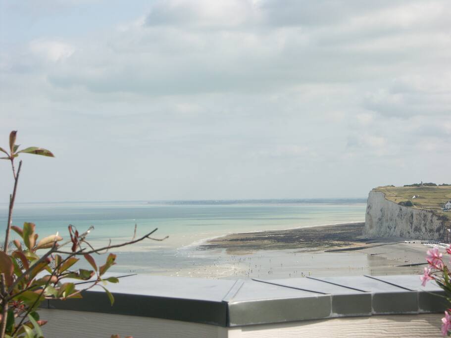 vue mer, Le Treport, falaise Mers les Bains