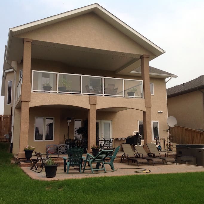 Rear view of the the house.