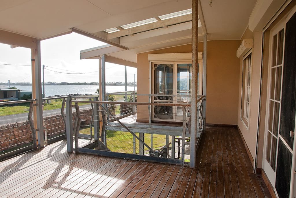 The view from the front deck