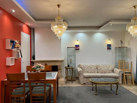 Grand F4 with garden-Port de Paris-Parking free