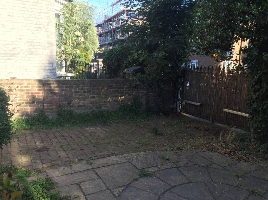 Spacious off street parking with secure gates