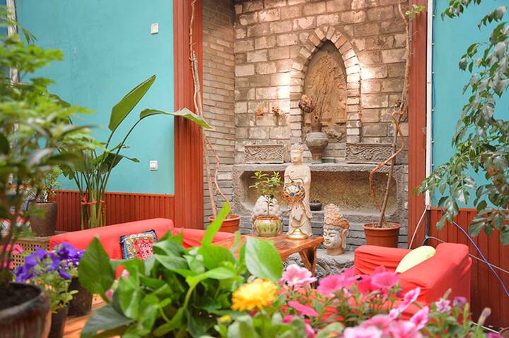 公共空间手工体验 民谣演出 10分钟到达龙门石窟 高铁站 静谧享受大床房 Houses For Rent In Luoyang Henan China