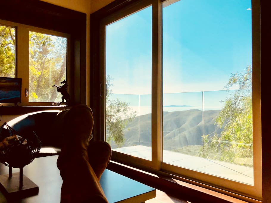Ocean view from the couch