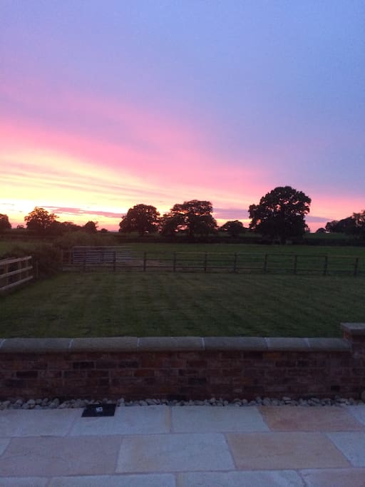 Glorious sunsets