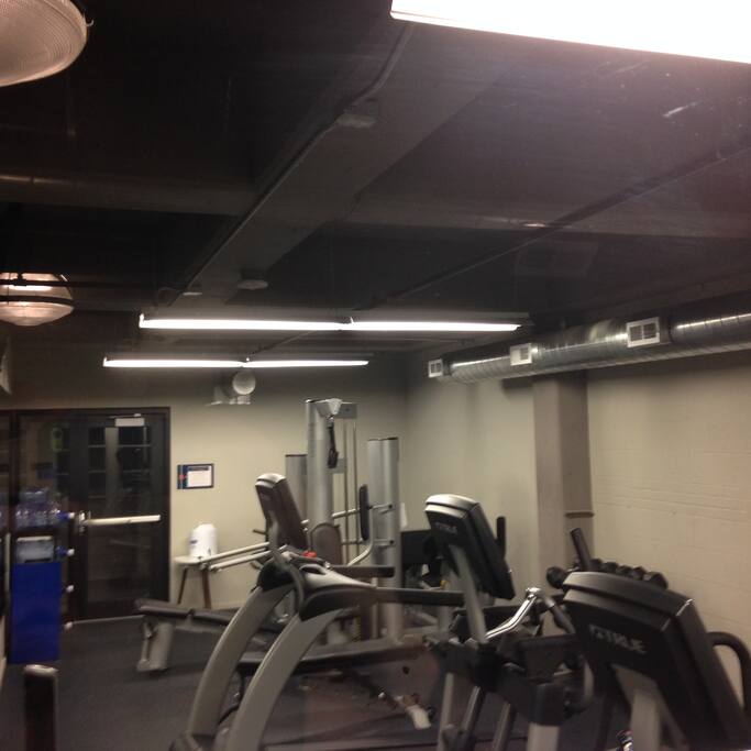 Full workout center available 24/7