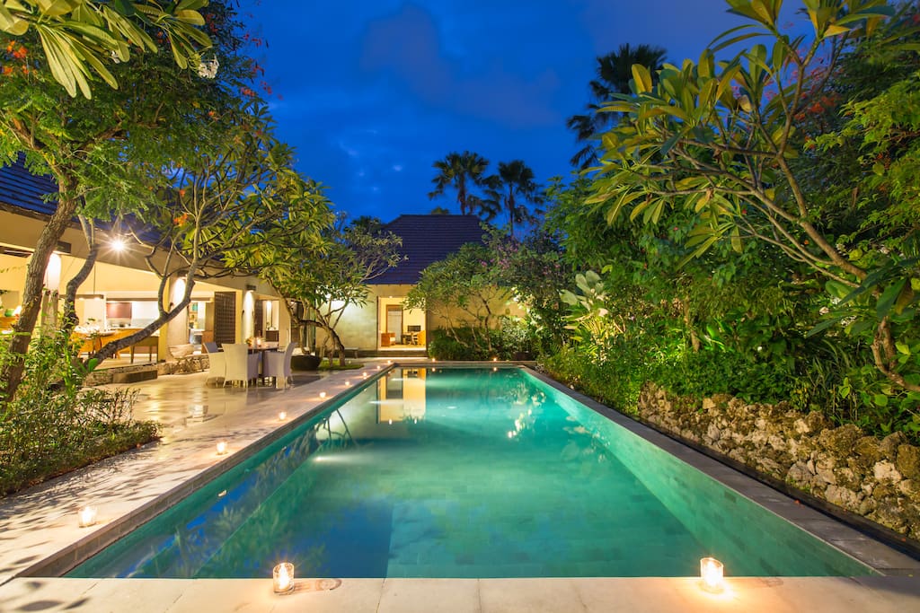 Pool by night