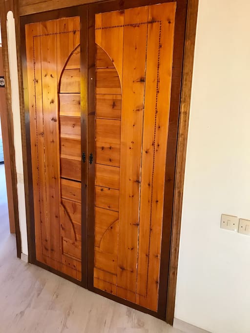 Top floor walk in wardrobe