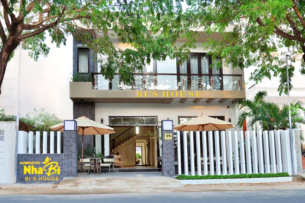 Front view of the house
